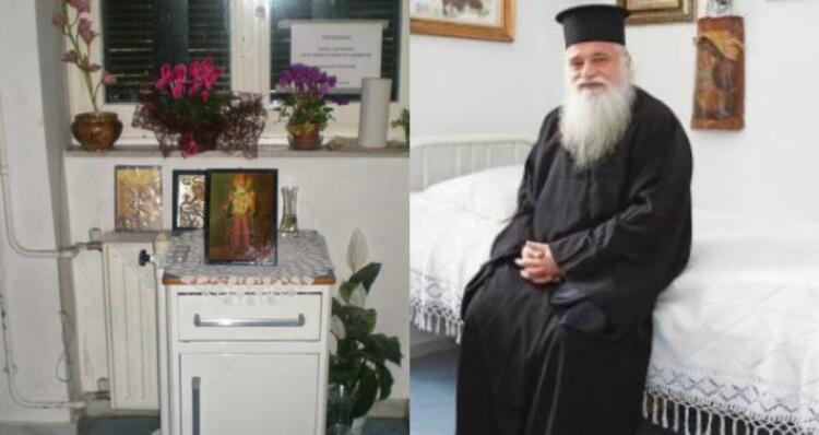 Ἱερός τόπος τό δωμάτιο ὅπου ἐκοιμήθη ὁ Ἅγιος Νεκτάριος. ΦΩΤΟ