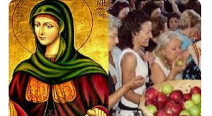 Τα Μήλα της Αγίας Ειρήνης Χρυσοβαλάντου – Η αληθινή Ιστορία