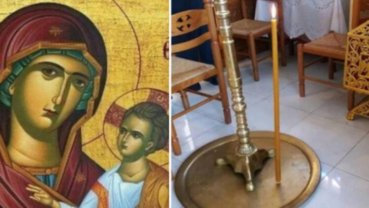 Θαύμα: Λαμπάδα έπεσε και στάθηκε όρθια μέσα σε Εκκλησία – To τάμα στην Παναγία!