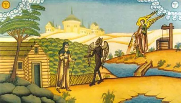 Ένας δαίμονας ντυμένος με τα ρούχα ιερέα κήρυττε στην εκκλησία