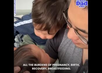 Μπαμπάς ξυπνά κάθε πρωί στις 4 τα ξημερώματα – Ο λόγος θα σας αφήσει άφωνους (video)