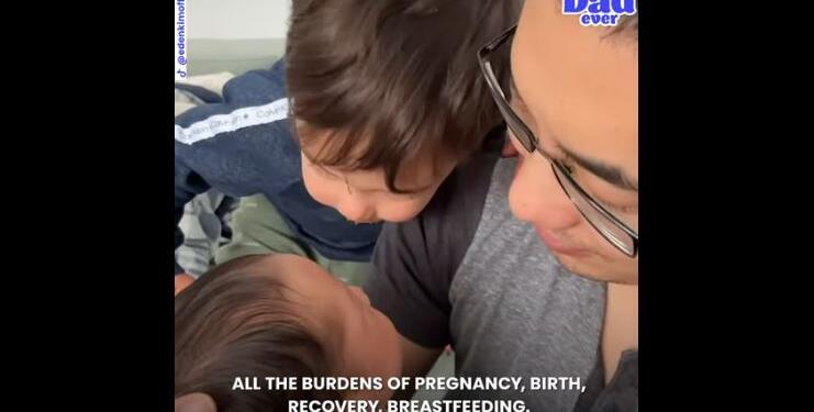 Μπαμπάς ξυπνά κάθε πρωί στις 4 τα ξημερώματα – Ο λόγος θα σας αφήσει άφωνους (video)