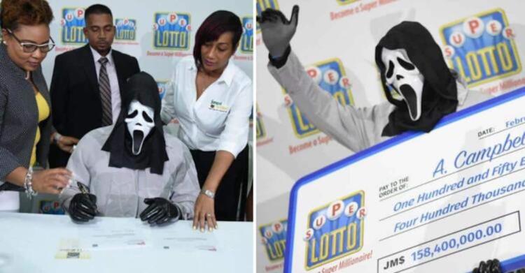 Άντρας έπιασε το Λόττο και παρέλαβε τα κέρδη με μάσκα για να μην τον αναγνωρίσουν οι συγγενείς και του ζητάνε δανεικά