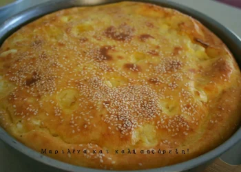 Φετόπιτα – τυρόπιτα χωρίς φύλλο