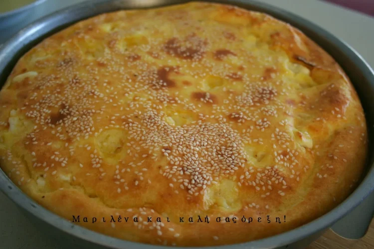 Φετόπιτα – τυρόπιτα χωρίς φύλλο