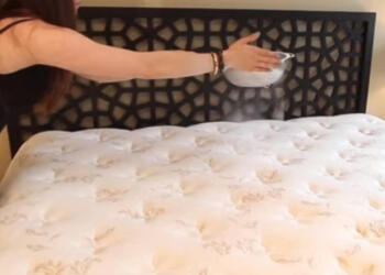 Παίρνει ένα κόσκινο, το γεμίζει με μαγειρική σόδα και πασπαλίζει το κρεβάτι της – Ο λόγος; Πολύ σημαντικός!