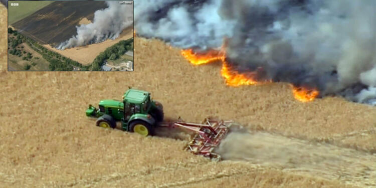 Aγρότης ήρωας: Σταμάτησε ολομόναχος την πορεία μεγάλης πυρκαγιάς με την πιο έξυπνη κίνηση