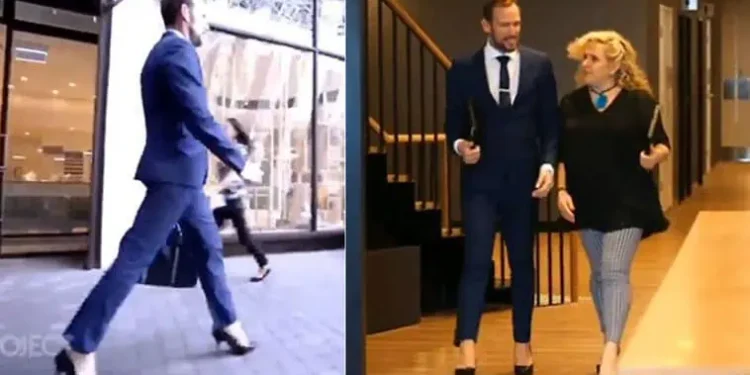 Ασφαλιστής φοράει τακούνια στην δουλειά επειδή τον κάνουν να νιώθει «ανίκητος»