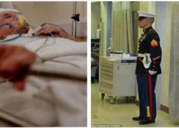 Πεζοναύτης μένει όλη τη νύχτα στο νοσοκομείο δίπλα στον ετοιμοθάνατο «πατέρα» του, και το πρωί αποκαλύπτει στη νοσοκόμα πως δεν ήταν ο γιος του ηλικιωμένου που πέθανε…