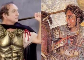 Σπύρος Μπιμπίλας: «Μοιάζω πολύ με τον Μέγα Αλέξανδρο – Όποιος δεν το βλέπει, είναι τυφλός»