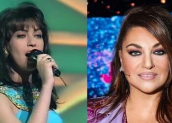 To Twitter αποθέωσε την Καίτη Γαρμπή: Έβαλε στα 61 της το απόλυτο φόρεμα και θύμισε εποχές Eurovision 1993