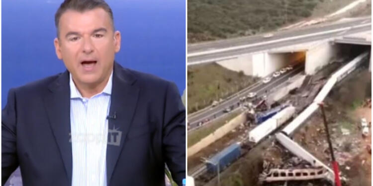 «Εν έτει 2023 ένας άνθρωπος να αλλάζει χειροκίνητα τις ράγες στο τρένο»: Ξέσπασε ο Γιώργος Λιάγκας στον αέρα για το σιδηροδρομικό δυστύχημα