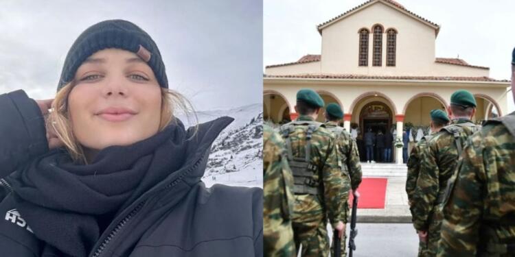 Δάκρυσε και ο Θεός: Με στρατιωτικό άγημα και την ελληνική σημαία στο φέρετρο το τελευταίο αντίο στην Κλαούντια