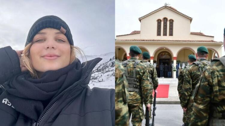 Δάκρυσε και ο Θεός: Με στρατιωτικό άγημα και την ελληνική σημαία στο φέρετρο το τελευταίο αντίο στην Κλαούντια