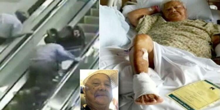 75χρονη γιαγιά σε αναπηρική καρέκλα πέφτει από τις κυλιόμενες σκάλες – Η συνέχεια είναι τραγική (Video)