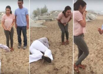 Αυτή η πεθερά εμφανίστηκε στην πρόταση γάμου που έκανε στην κόρη της – Μόλις τους είδε…