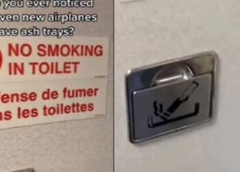 O λόγος που υπάρχουν τασάκια στο αεροπλάνο παρά την απαγόρευση του καπνίσματος