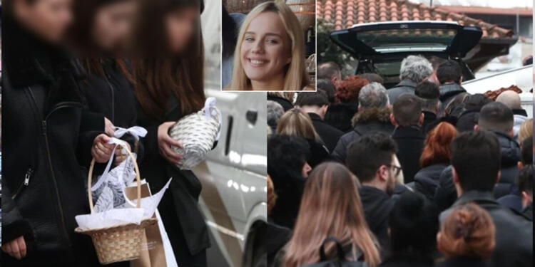 Δακρύζει και ο Θεός: Σπαραγμός για την Ιφιγένεια – Σε άσπρο φέρετρο η 23χρονη, οι φίλες της κρατούν κουφέτα