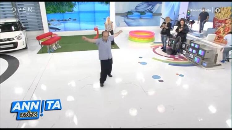 Τρελαθήκαμε: Το αδιανόητο ζεϊμπέκικο 58χρονου που έκανε την Αννίτα Πάνια να φωνάζει στον αέρα