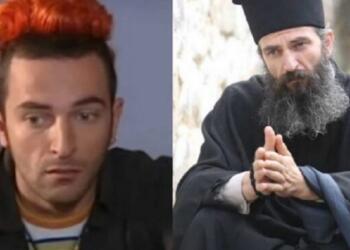 Αγνώριστος, με νέο λουκ, ψέλνει με τους ιερείς: Κάθε μέρα στην εκκλησία ο Άρης Σερβετάλης, διέρρευσαν φώτο