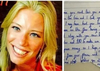 Λιποθύμησε στο τρένο κι ένας άγνωστος της άφησε αυτό το μήνυμα!! Μόλις το διάβασε, ξέσπασε αμέσως σε λυγμούς.