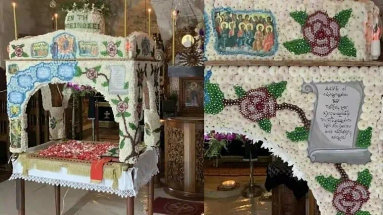 Επιτάφιος – έργο τέχνης: Δείτε τι κατάφεραν στην Κρήτη δεκάδες πιστοί μετά από προσπάθειες 1,5 μήνα