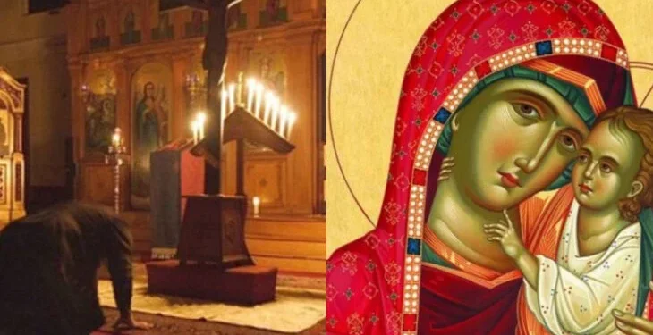 Είπε η Παναγία: Σε βοήθησα μέχρι το σκαλί αυτό, εδώ πλέον δεν μου επιτρέπεται να σε βοηθήσω