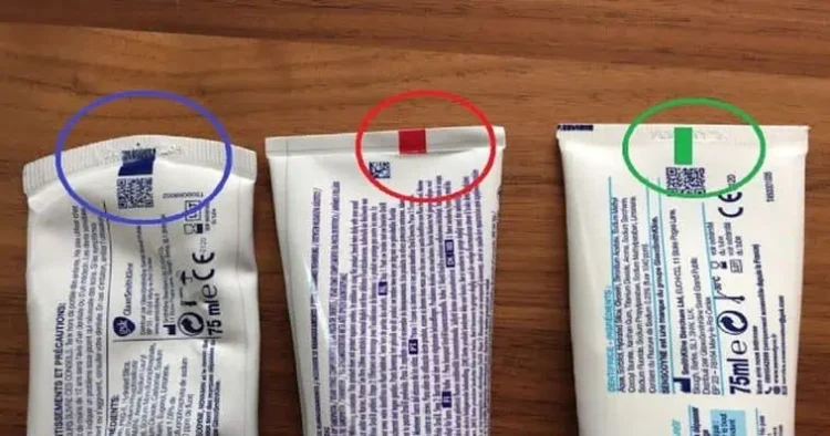 Τι σημαίνουν αυτές οι χρωματιστές γραμμές στα σωληνάρια οδοντόκρεμας;