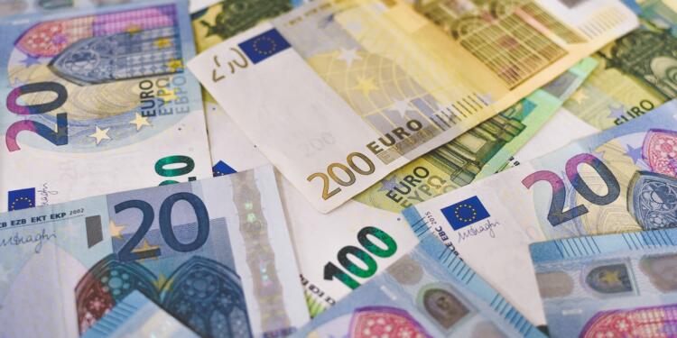 10 euro on white printer paper