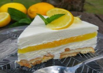 Δροσερό γλυκό ψυγείου με λεμόνι και μπισκότο – Το τέλειο επιδόρπιο για την άνοιξη!