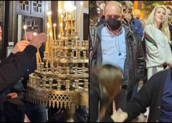 Του φώναζαν «αθώος»: Ο πατέρας Αντώνιος πήγε να προσκυνήσει την εικόνα «Άξιον Εστί» και οι πιστοί τον αποθέωσαν