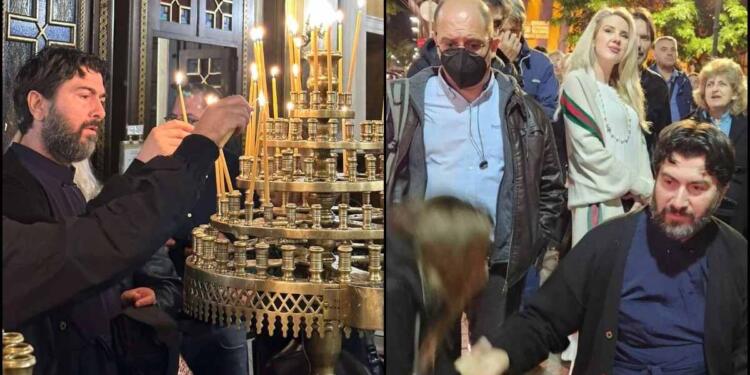 Του φώναζαν «αθώος»: Ο πατέρας Αντώνιος πήγε να προσκυνήσει την εικόνα «Άξιον Εστί» και οι πιστοί τον αποθέωσαν
