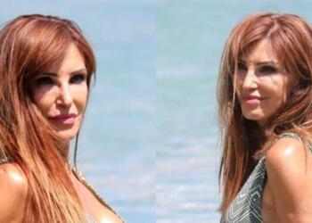 Κάνει κατακόρυφο με κόκκινο μαγιό και αποθεώνεται: Η Βίκυ Χατζηβασιλείου στα 59 της έχει ένα «αγαλματένιο» κορμί