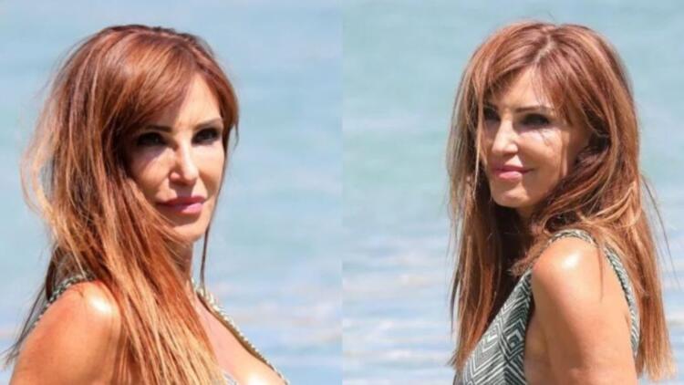 Κάνει κατακόρυφο με κόκκινο μαγιό και αποθεώνεται: Η Βίκυ Χατζηβασιλείου στα 59 της έχει ένα «αγαλματένιο» κορμί