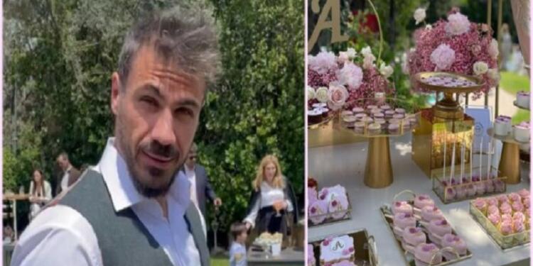 «Ο μπαμπάς δεν θα μπορούσε να μη βάλει το χεράκι του στο μενού»: Απ’ όλα είχε το μενού στη βάφτιση της κόρης του Άκη Πετρετζίκη