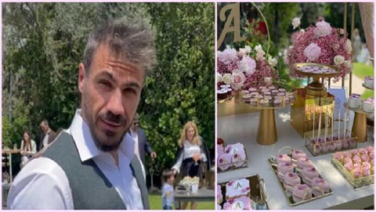 «Ο μπαμπάς δεν θα μπορούσε να μη βάλει το χεράκι του στο μενού»: Απ’ όλα είχε το μενού στη βάφτιση της κόρης του Άκη Πετρετζίκη