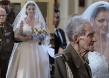 Συγκινητική ιστορία: 94χρονος παππούς συνόδευσε την εγγονή του στο γάμο της και έφυγε από τη ζωή δύο μέρες μετά
