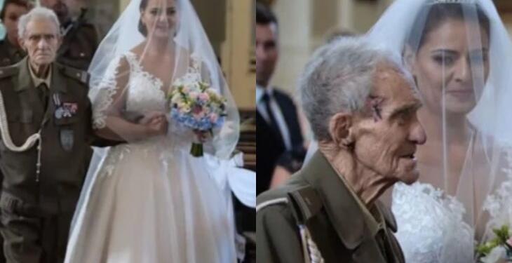 Συγκινητική ιστορία: 94χρονος παππούς συνόδευσε την εγγονή του στο γάμο της και έφυγε από τη ζωή δύο μέρες μετά