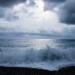 camogli, beach, stormy weather