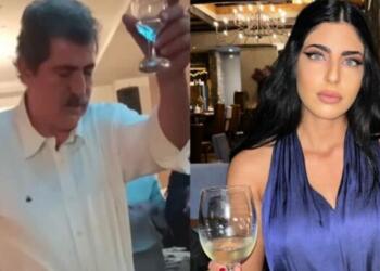 Μελαχρινή πανύψηλη με γαλάζια μάτια: Όλο το μαγαζί κοιτούσε την καλλονή κόρη του Παύλου Πολάκη