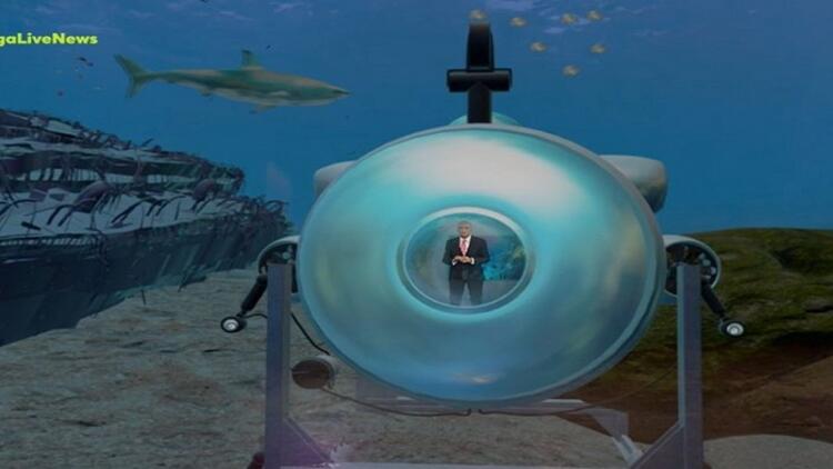 Ο Ευαγγελάτος «μπήκε» σε βαθυσκάφος στον πάτο της… θάλασσας για να βρει το υποβρύχιο – Χαμός στο Twitter