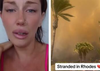 Φωτιά Στη Ρόδο: Τα Δάκρυα Βρετανίδας Μετά Τη Διάσωσή Της – Το «Ευχαριστώ» Σε Έλληνα Κάτοικο