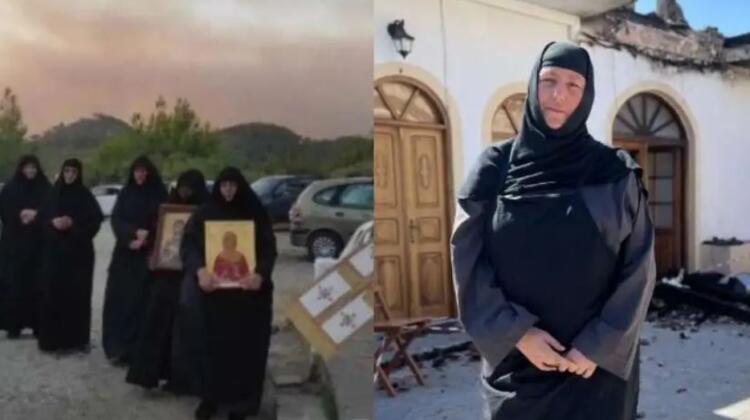 Αποθέωση από τα Διεθνή ΜΜΕ: Οι μοναχές της Ρόδου που ρίσκαραν τα πάντα για να σώσουν το μοναστήρι τους από την φωτιά