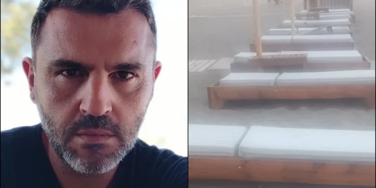 Ρόδος: Επιχειρηματίας προσφέρει δωρεάν φαγητό και ύπνο σε ξαπλώστρες παραλίας για τους ξεσπιτωμένους της φωτιάς