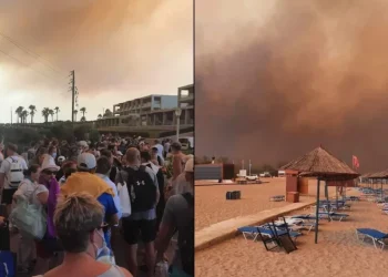 «Η Ρόδος μας, το στολίδι μας. Έχουμε πόλεμο εν καιρώ ειρήνης»: Καίγονται ξενοδοχεία, τουρίστες σε κατάσταση πανικού, ολέθρια οικολογική καταστροφή