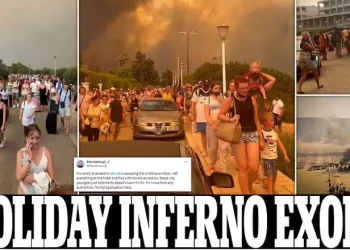 Πρωτοσέλιδο στη βρετανική Daily Mail η «κόλαση» των τουριστών στη Ρόδο