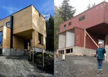 Σπίτι όνειρο: 38χρονη ενώνει 4 κοντέινερ και φτιάχνει ονειρικό σπίτι με σικ και άνετο εσωτερικό