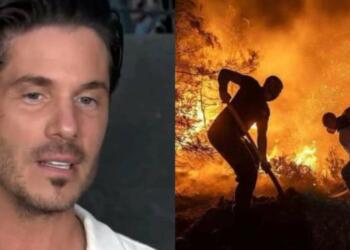 «Η Παναγιά μαζί σας»: Συγκινεί το μήνυμα του Νίκου Οικονομόπουλου για τις φωτιές στη Ρόδο
