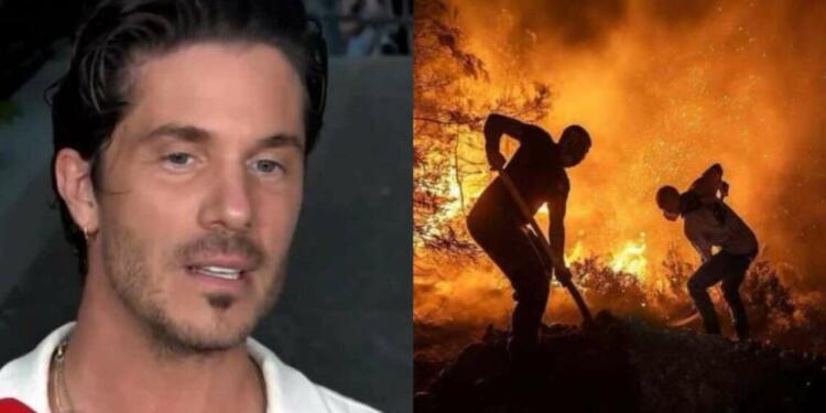 «Η Παναγιά μαζί σας»: Συγκινεί το μήνυμα του Νίκου Οικονομόπουλου για τις φωτιές στη Ρόδο