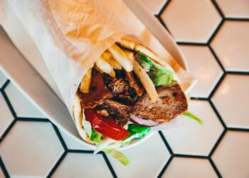 a close up of a sandwich on a plate